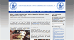 Desktop Screenshot of muenzenverband.de